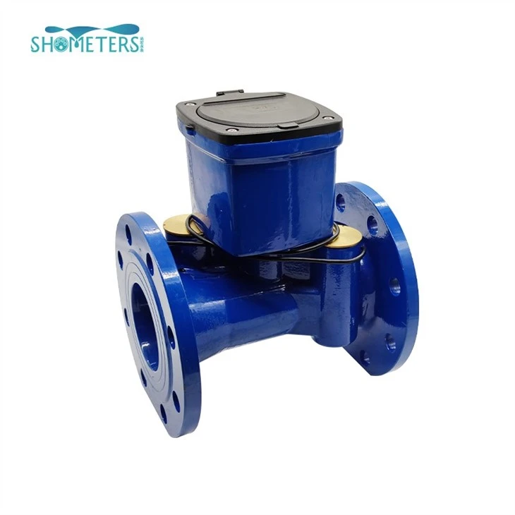 200mm Flange Ultrasonic Water Meters Valve Control Wireless Display