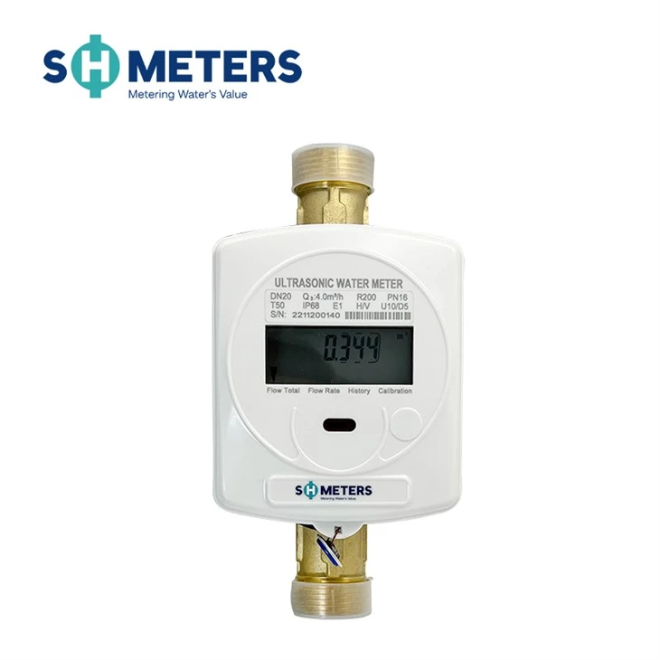 Contatori d'acqua digitali ad ultrasuoni in ottone DN15-DN40