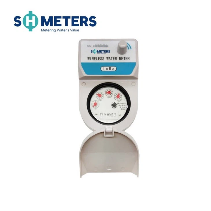 Wireless Lora Smart Water Meter DN15-DN25 Brass Body