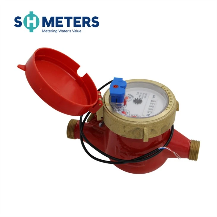 Multi Jet Residential Hot Smart Dry Dial Water Meter ISO 4064B Pulse Water Meter