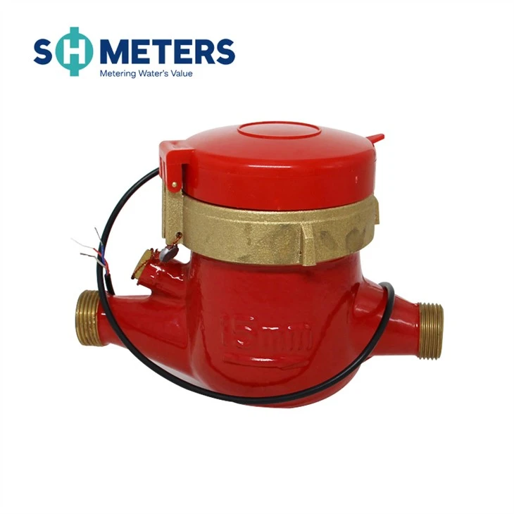 Multi Jet Residential Hot Smart Dry Dial Water Meter ISO 4064B Pulse Water Meter