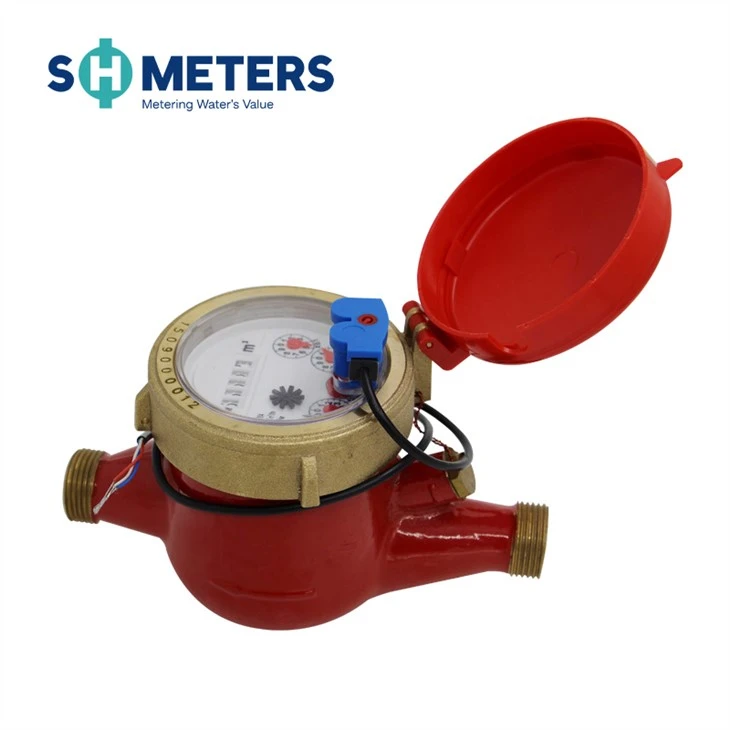 Multi Jet Residential Hot Smart Dry Dial Water Meter ISO 4064B Pulse Water Meter