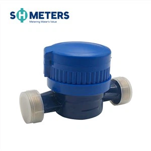 DN15-DN20 Contatore dell'acqua a quadrante asciutto a getto singolo con corpo in ottone