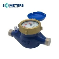 Contatore per acqua a getto multiplo R200 Contatore per acqua a secco con corpo in ottone