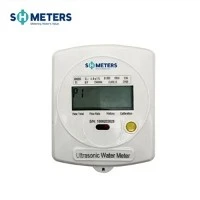 Misuratore di portata dell'acqua a ultrasuoni con lettura remota wireless intelligente in ottone M-bus